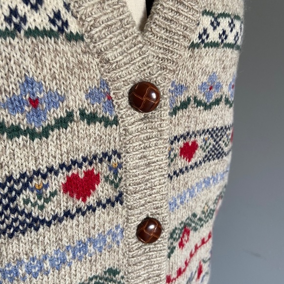 Vintage 1990s Eddie Bauer sweater vest - Picture 5 of 9